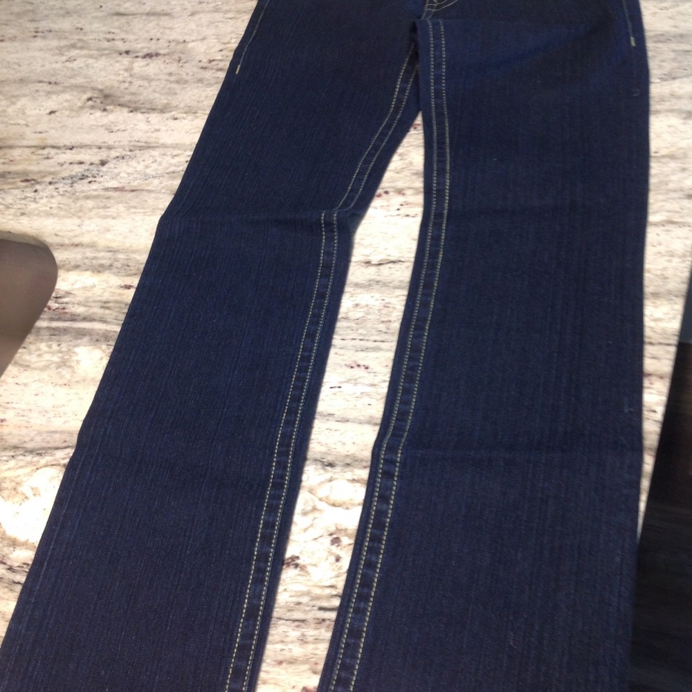 NWT TRUE RELIGION dark denim jeans - Picture 4 of 6
